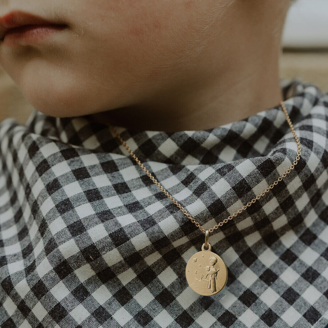 Maison de la Médaille Médaille Petit Prince au mouton - Or jaune 9ct