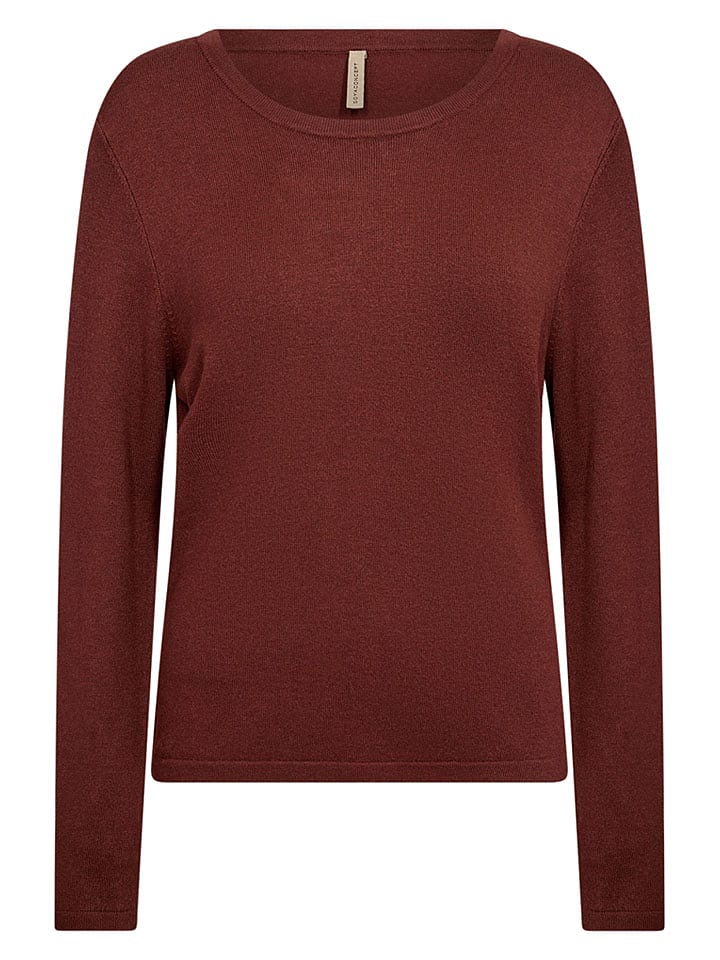 soyaconcept Pullover "Dollie" in Rotbraun - L