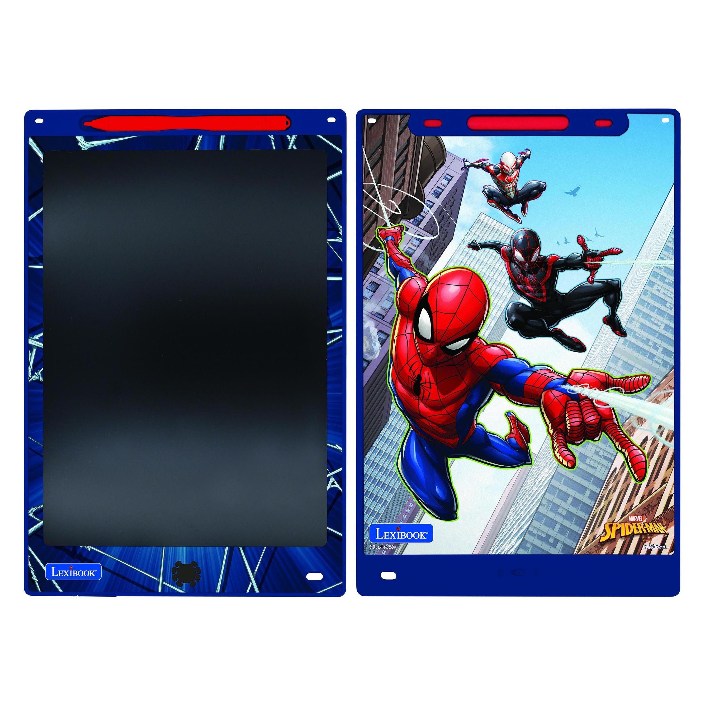 Lexibook Maltafel mit Spider-Man-Schablonen 28 cm (CRT10SP)