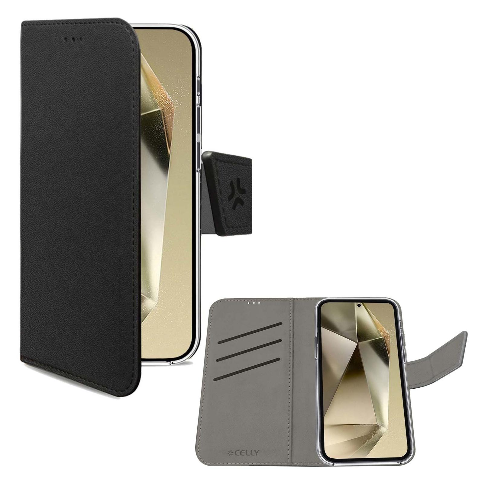 Celly Wally Wallet Cover 5G - Black (Samsung Galaxy S24 Ultra) (A11748)