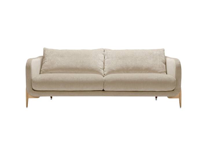 Sofa Leya Chenillestoff natur B 218 T 92 cm
