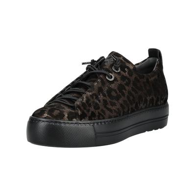 Sneaker PAUL GREEN "Paul Green Sneaker Leder", Damen, Gr. 38,5, Leder, schwarz, Schuhe Sneaker