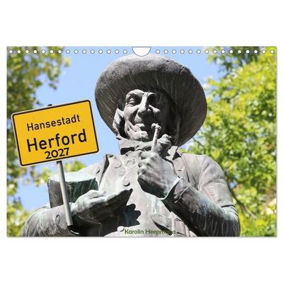 Hansestadt Herford (Wandkalender 2027 DIN A4 quer), CALVENDO Monatskalender