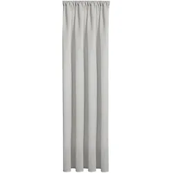 Gerster Collection Fertiggardine Feel Nature 140 x 245 cm Baumwolle Grau Hellgrau