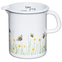 Riess Küchenmaß ⌀9cm 0,5L Biene Emaille