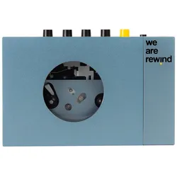 WeAreRewind Tragbarer Kassettenspieler mit Bluetooth, Kurt