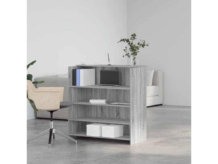 Gris bureau - VIDAXL - Pour Étudiant / salarié - de réception sonoma gris 100x50x103 5 cm bois ingénierie LV7066