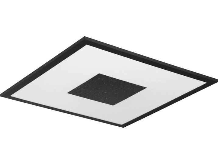 Eglo 900559 MARMORATA LED plafonnier 19W\, 9W 445x445mm noir blanc blanc chaud