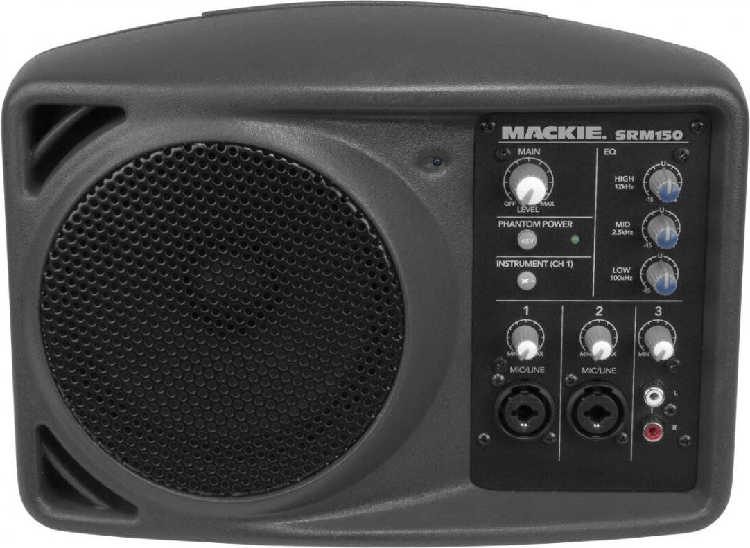 Mackie SRM 150 3-weg luidspreker, 100 W, Zwart