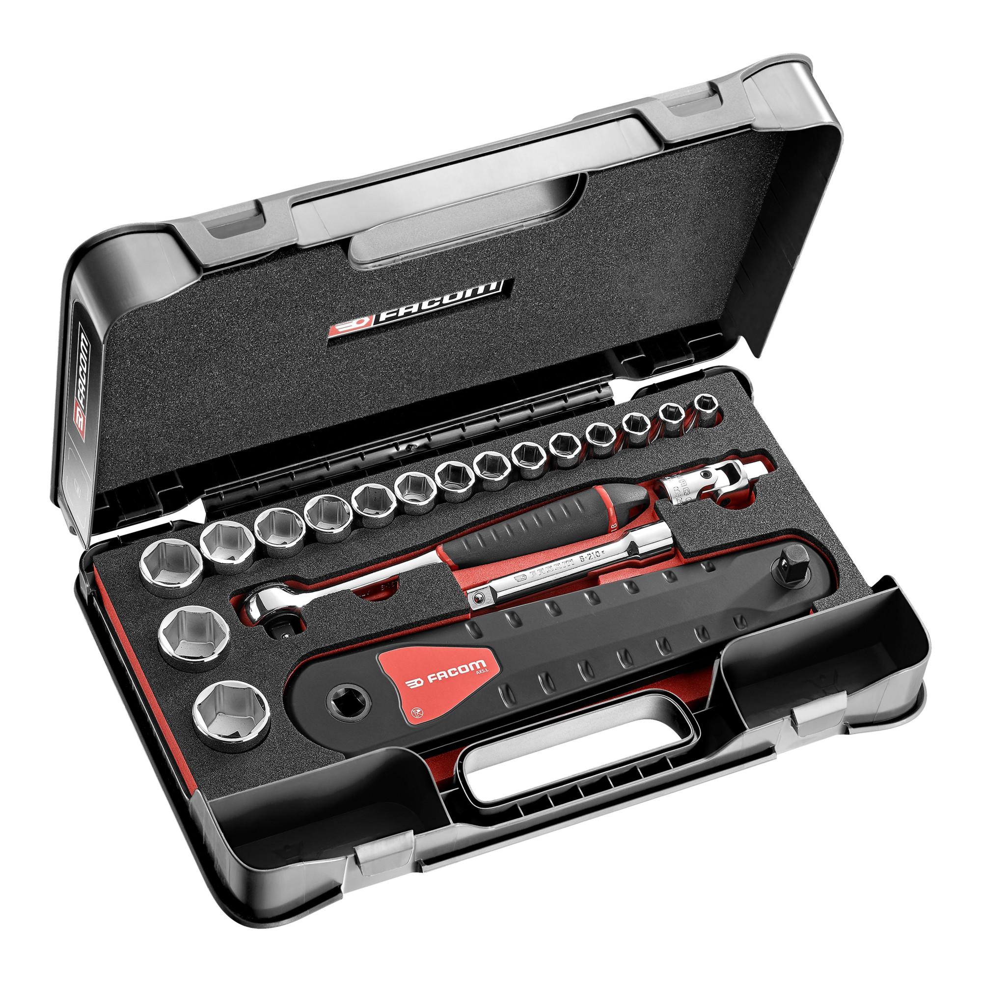 Facom Set Verlängerung+Steckschlüssel 1/2 (AXS.LJ1)