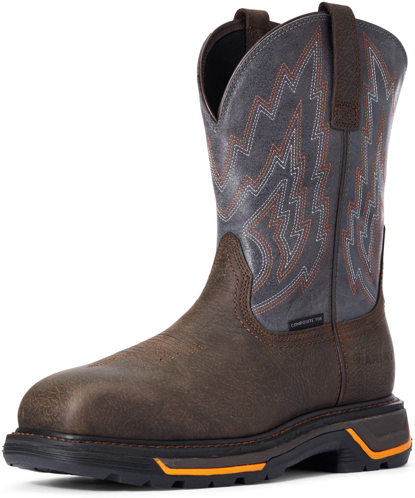 Men's Big Rig Composite Toe Work Boots in Iron Coffee, Size: 9 4E by Ariat
