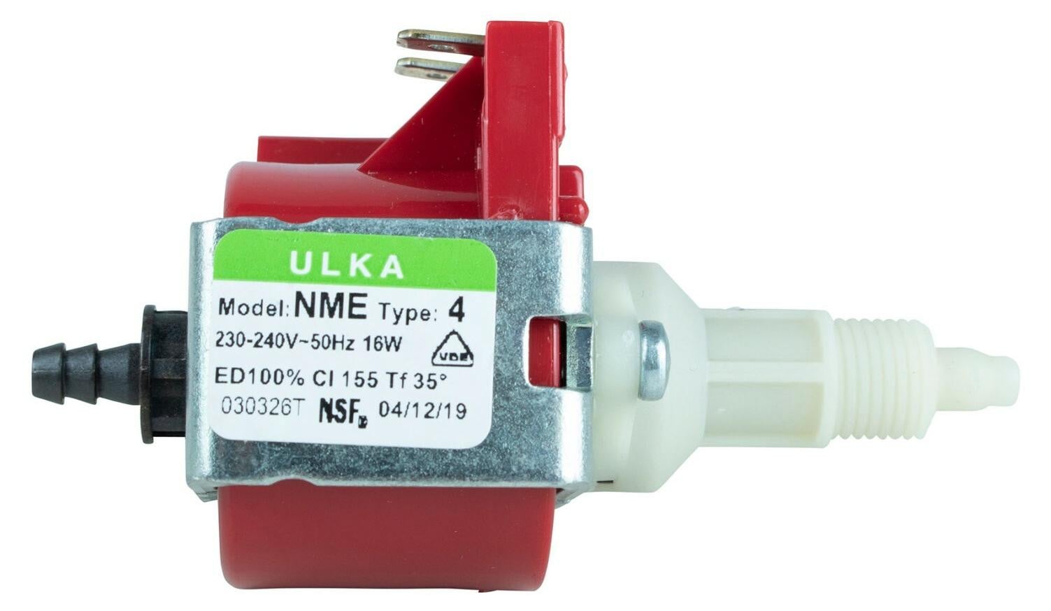 Didiesse micro-stoompomp Ulka NME type 4 230V voor koffiezetapparaat Frog