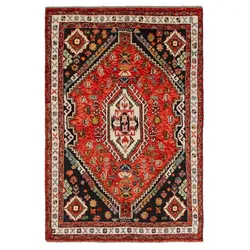 Orientteppich Ghazni Gashgai 200 x 300 cm Wolle Rot