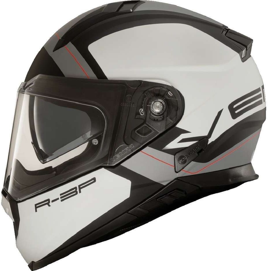 Casco Moto Integrale Vemar ZEPHIR Z028 Mars Bianco Argento taglia S