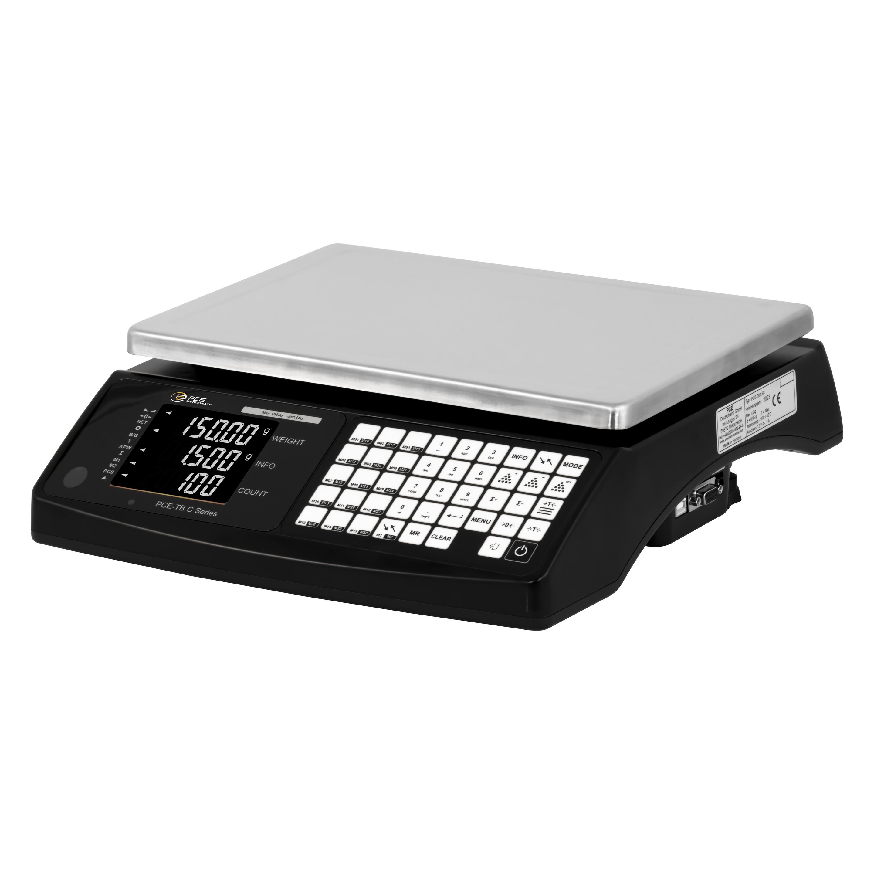 PCE Instruments Systemwaage (PCE-TB 1,5C)