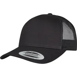 Flexfit 5-Panel Retro Trucker Cap, black