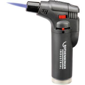 Rothenberger-Industrial Feuerzeug 1500003544, Sturmfeuerzeug, mit Gas, nachfüllbar, schwarz