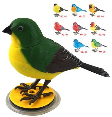 Perfect Picks Market Interactive Electric Singing Bird Toy, Simulation Electronic Bird Toys For Kids With Motion Control mat(random)