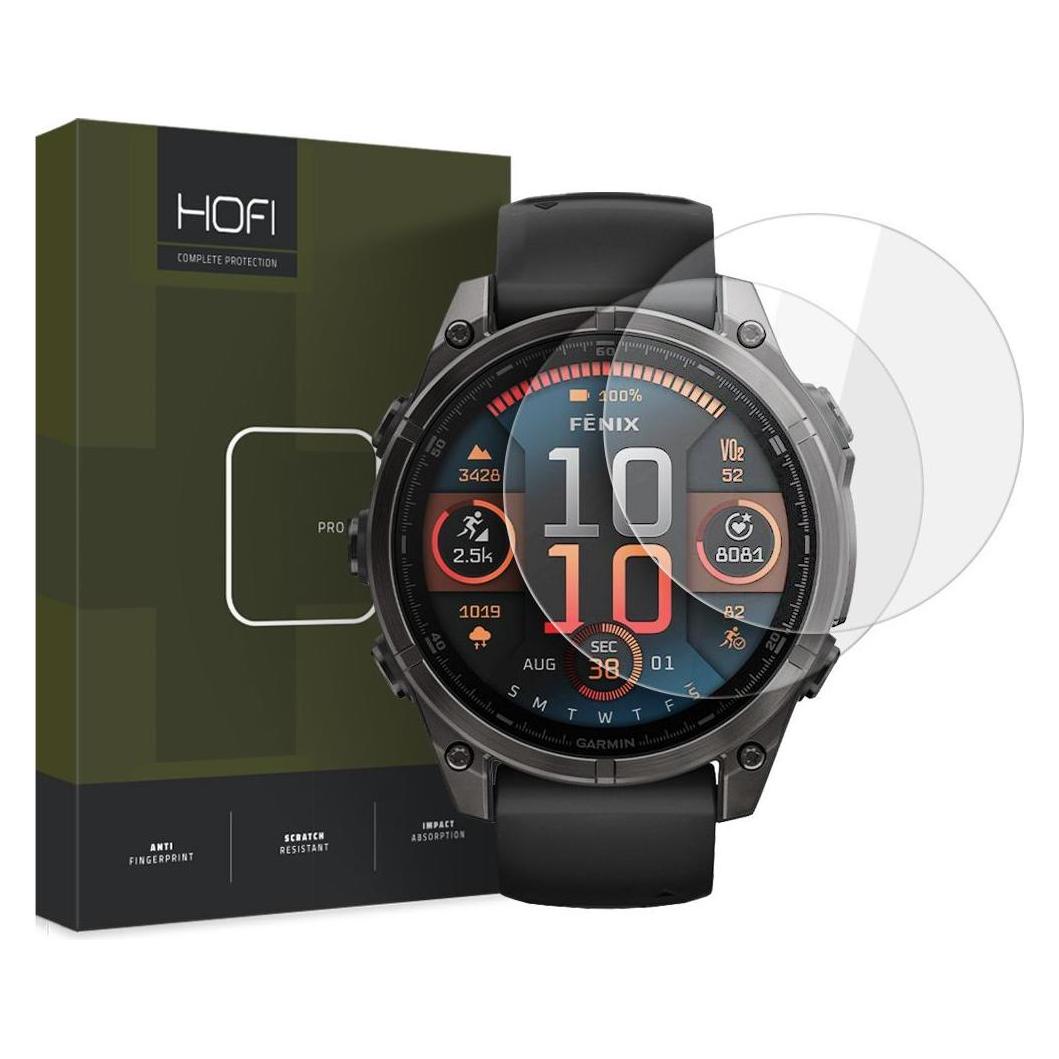 Hofi GLASS PRO+ PANZERGLAS 2ER-PACK FÜR GARMIN FENIX 8 / 8 PRO (47 MM) KLAR (5906302370016)
