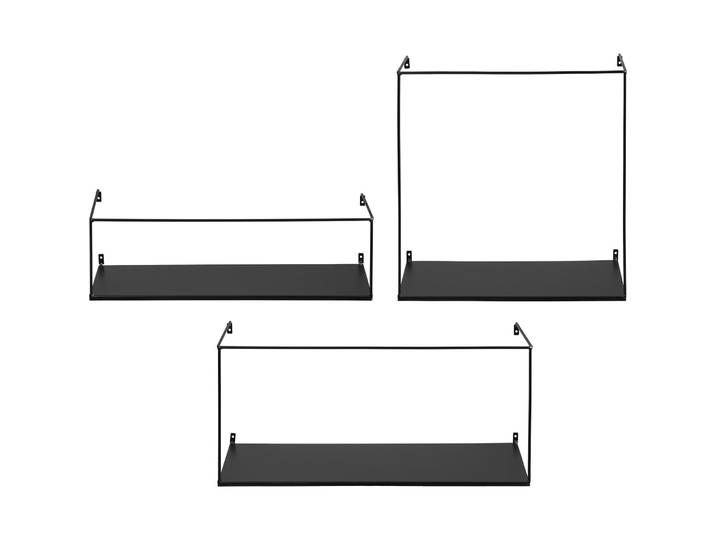 Regal Prag schwarz Stahl B 55 T 50 cm