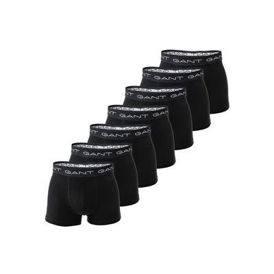 Boxershorts GANT "Boxershort 7er Pack", Herren, Gr. 3XL, schwarz, Obermaterial: 95% Baumwolle CO. 5% Elasthan EL., Unterhosen