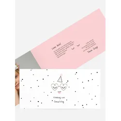Einladungen zum Geburtstag  selbst gestalten mit Spruch und Fotos im Onlinedesigner bei Meine-Kartenmanufaktur.de