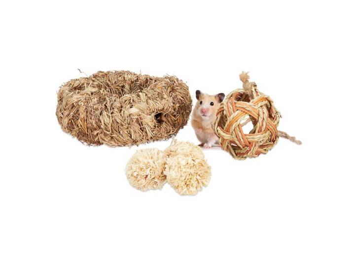Relaxdays Lot de 5 accessoires pour hamster