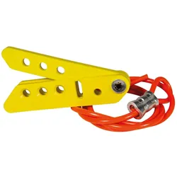 Brady, Zubehör Maschine, Scissor-Lok - 0,91 m, Kabelverriegelungssystem, Nylon, Gelb, mit vinylbeschichtetem Kabel (R