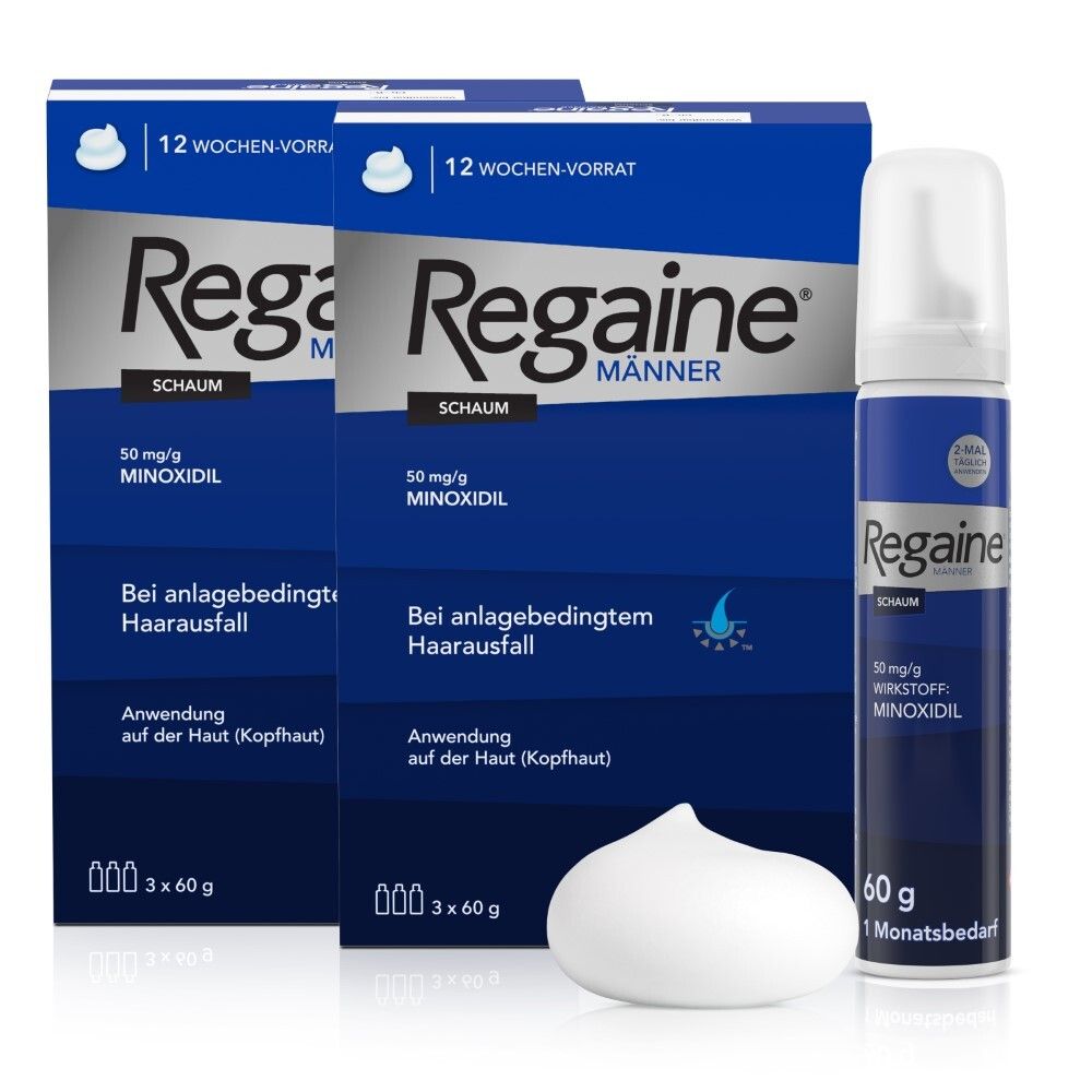 Regaine Maenner Schaum 5% 2x3x60 g