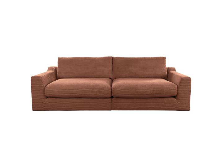 Sit & More Bigsofa, Kupferfarben, Kunststoff, 276x90x109 cm, Typenauswahl, Rücken echt, Armteil links, Armteil rechts, Wohnzimmer, Sofas & Couches, Bigsofa