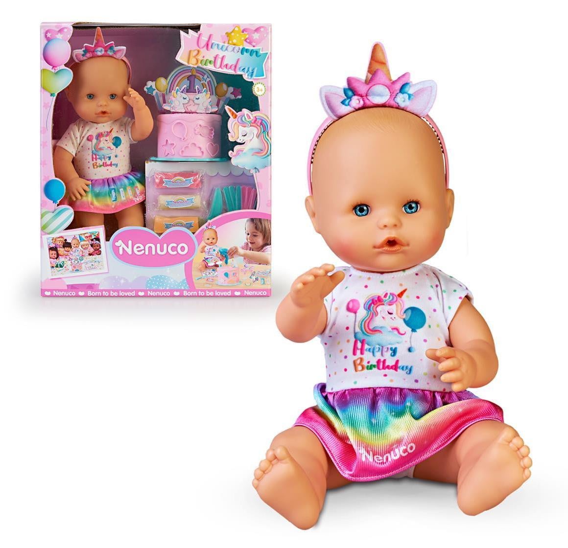 Famosa Nenuco Eenhoorn Verjaardagspop - Roze