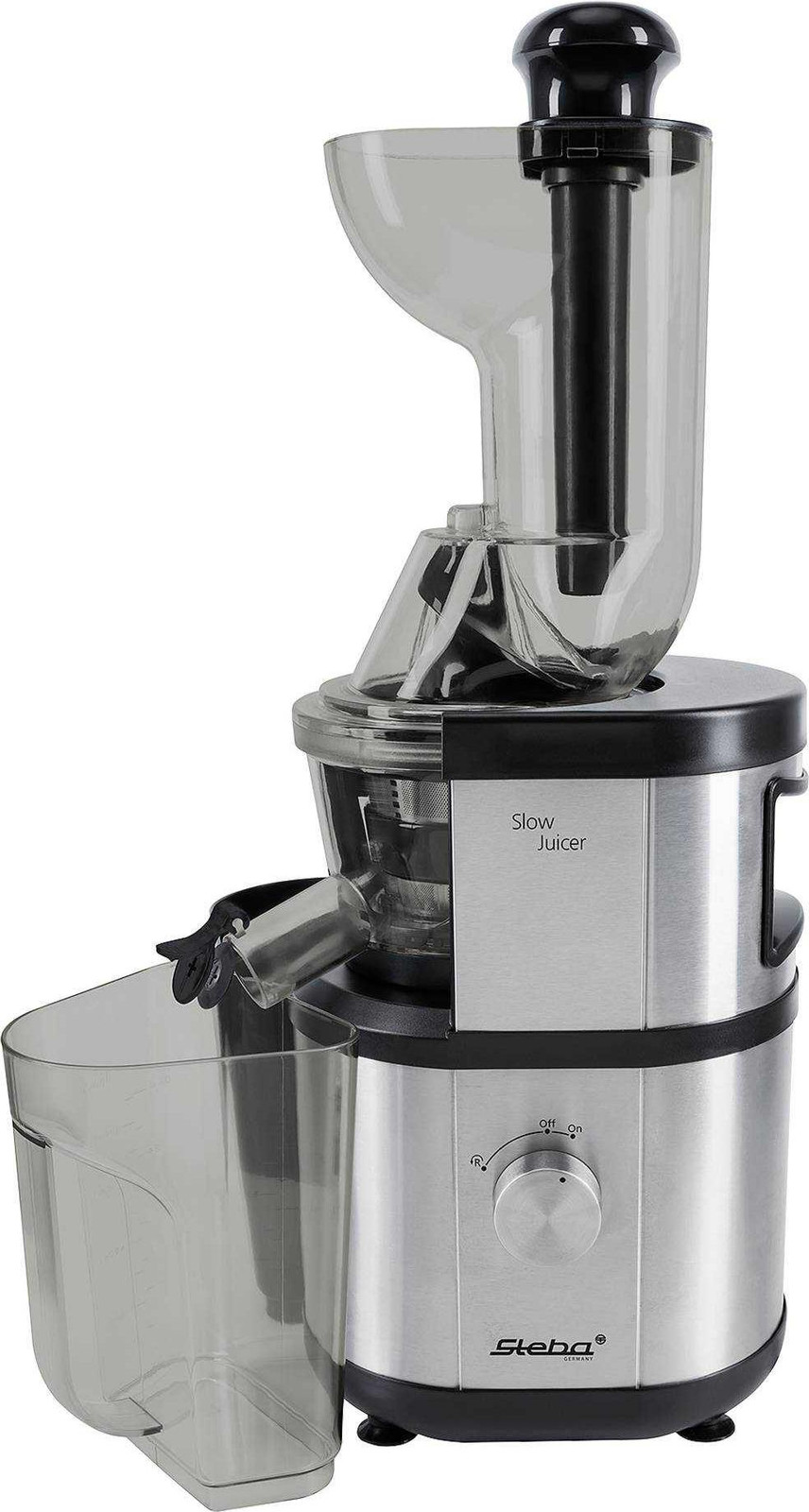 STEBA E 400 Premium slowjuicer, 400 watt, roestvrij staal