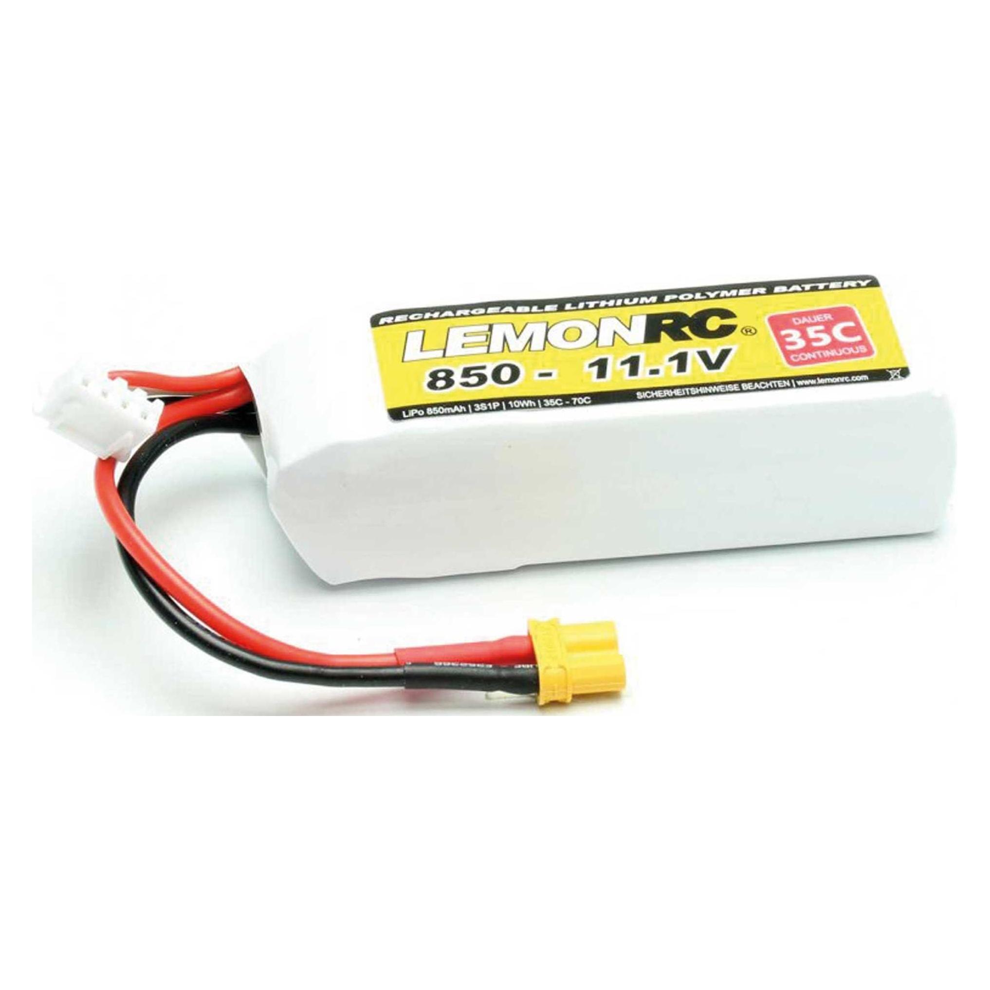 Pichler LEMONRC XT 850 - 11.1V (35C) Lipo Akku (850 mAh, 11.10 V) (15707)