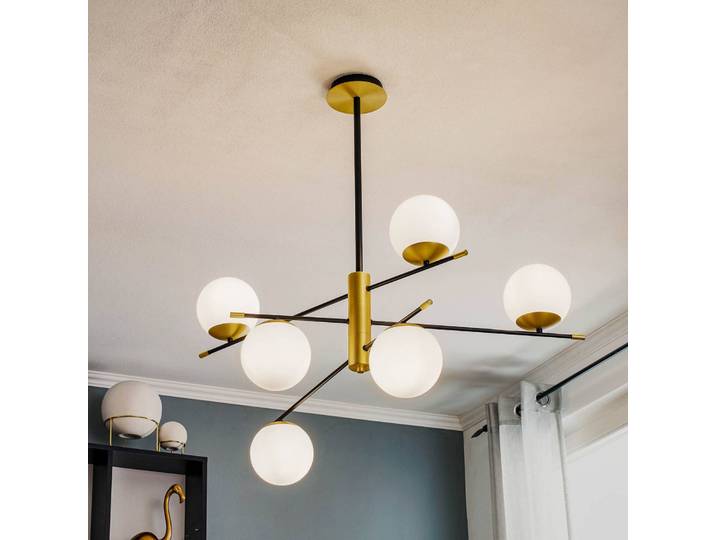 Maytoni Hängelampe Nostalgia, dimmbar, für Wohn- / Esszimmer, Glas, Modern, Pendelleuchte