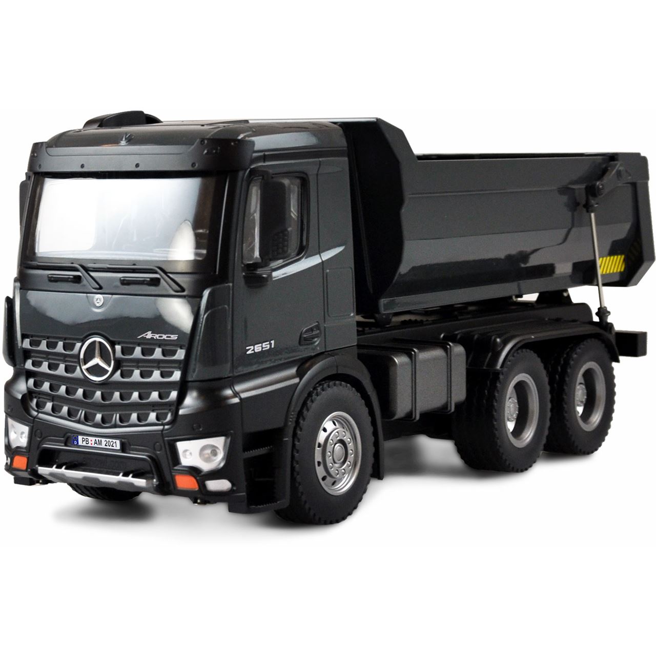 Amewi Mercedes LKW Kipper Pro Metall V2 RTR grau 2,4GHz