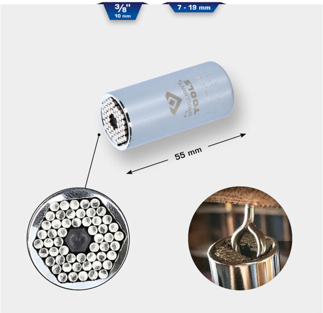Brilliant Tools Douille universelle 3/8