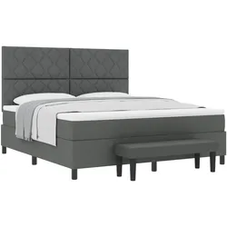 vidaXL, Boxspringbett, Boxspringbett (180 x 200 cm)