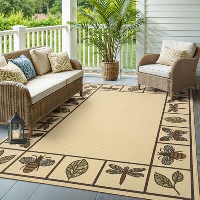 Vista Home Malta Botanical Indoor-Outdoor Area Rug