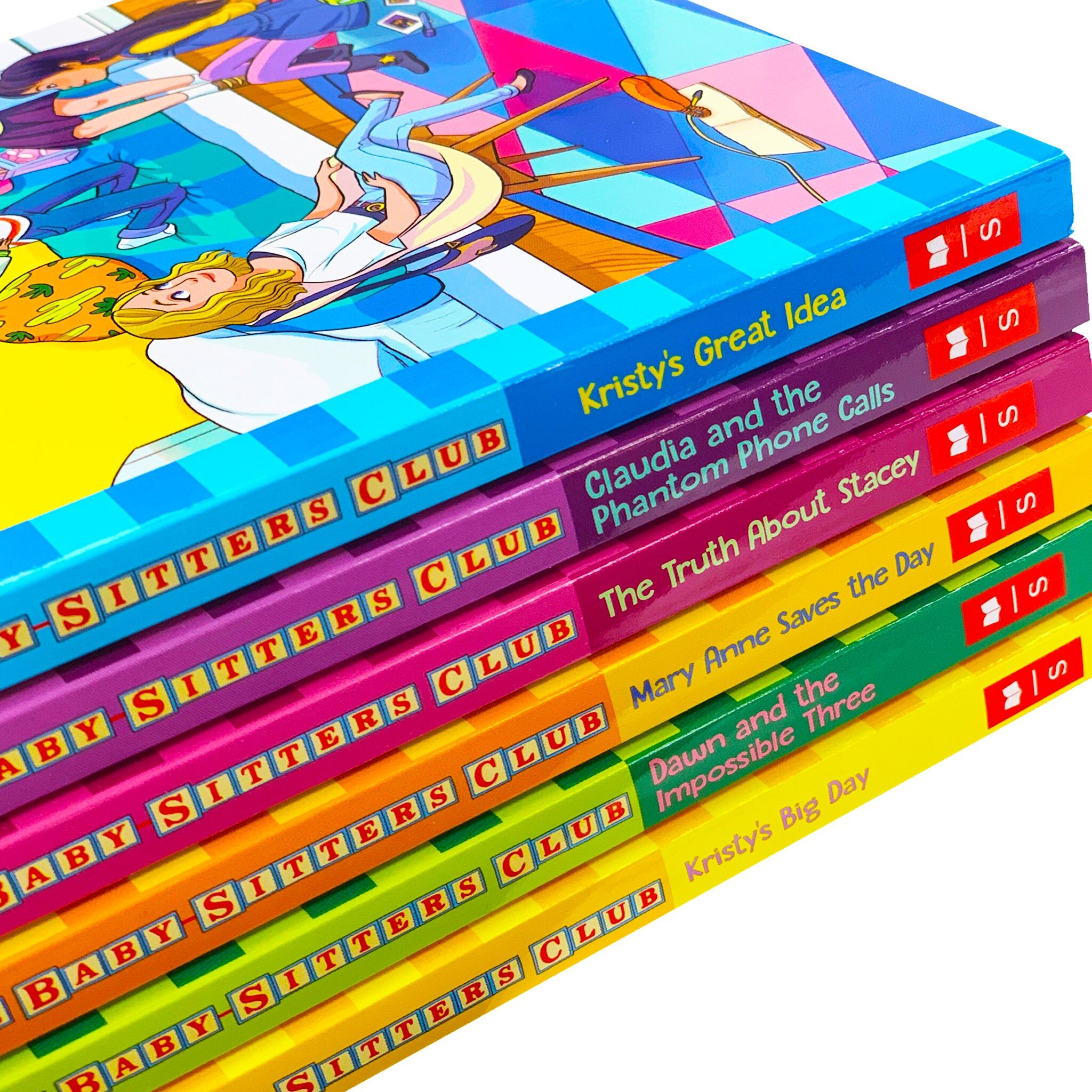 Scholastic The Baby-Sitters Club 6 Books Set Collection by Ann M. Martin NOW A MAJOR NETFLIX SERIES!