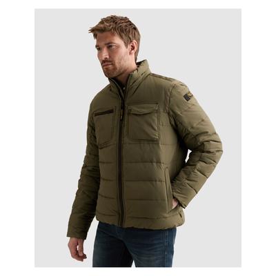 Outdoorjacke PME LEGEND, Herren, Gr. XL, grün (kalamata), Web, Obermaterial: 100% Nylon, unifarben, Jacken Outdoorjacke, wasserabweisend, mit horizontaler Steppung