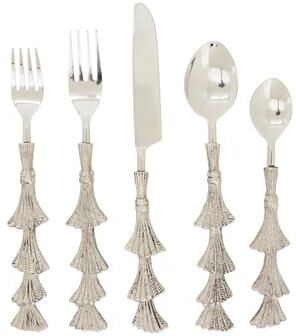 Saro Lifestyle Merry Tree Holiday Flatware