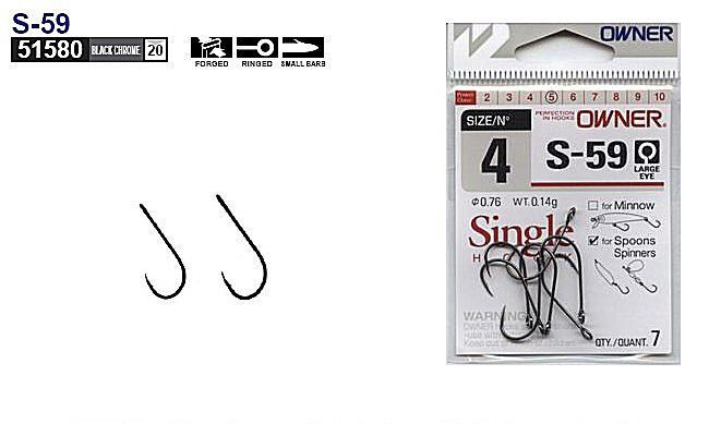 Owner S-59 Single Hook