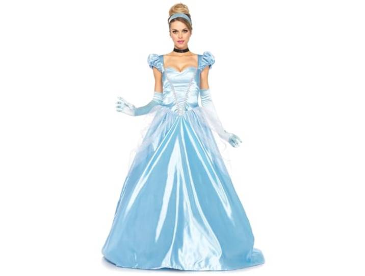 LEG AVENUE Damen Classic Cinderella Kost me, Blau, Medium (EUR 38)