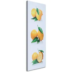 WANDBILD gelbe zitronen