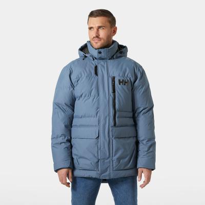 Winterjacke HELLY HANSEN "TROMSOE JACKET", Herren, Gr. M, thunder grau, Obermaterial: 100% Polyamid, Jacken Winterjacke, sportlich, aus Polyamid, mit High Loft Isolierung, wasserabweisend