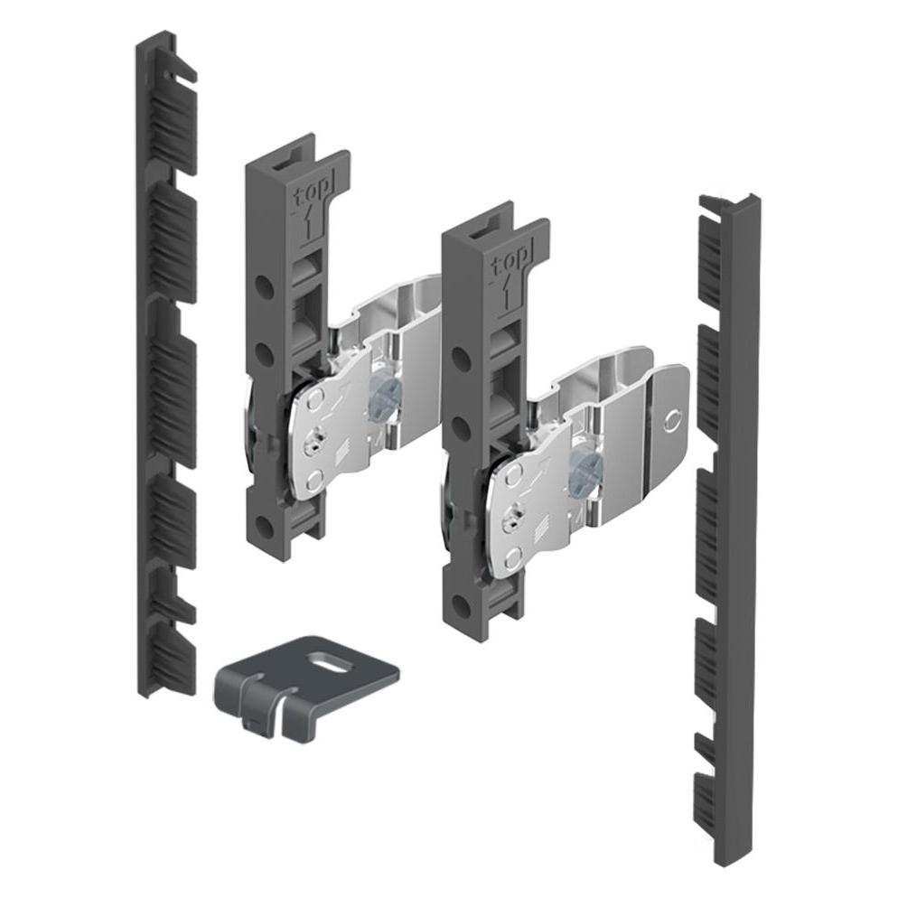 Hettich Illumination Verbinderset AvanTech YOU für Innenfront zum Selbstablängen H139 li/re ant (9 327 218)