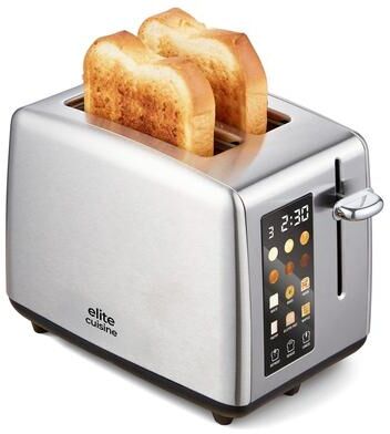 Elite Gourmet ECTL2530 2-Slice Toaster, Touch Screen