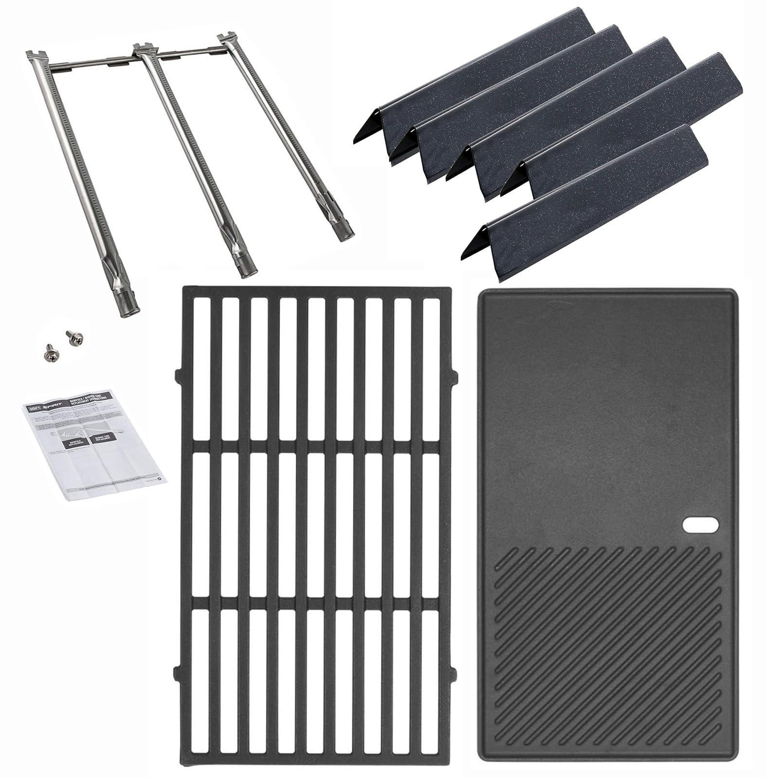 Reserveonderdelen voor Gasgrill met Flavorizer Bars en Grillrooster Merkloos