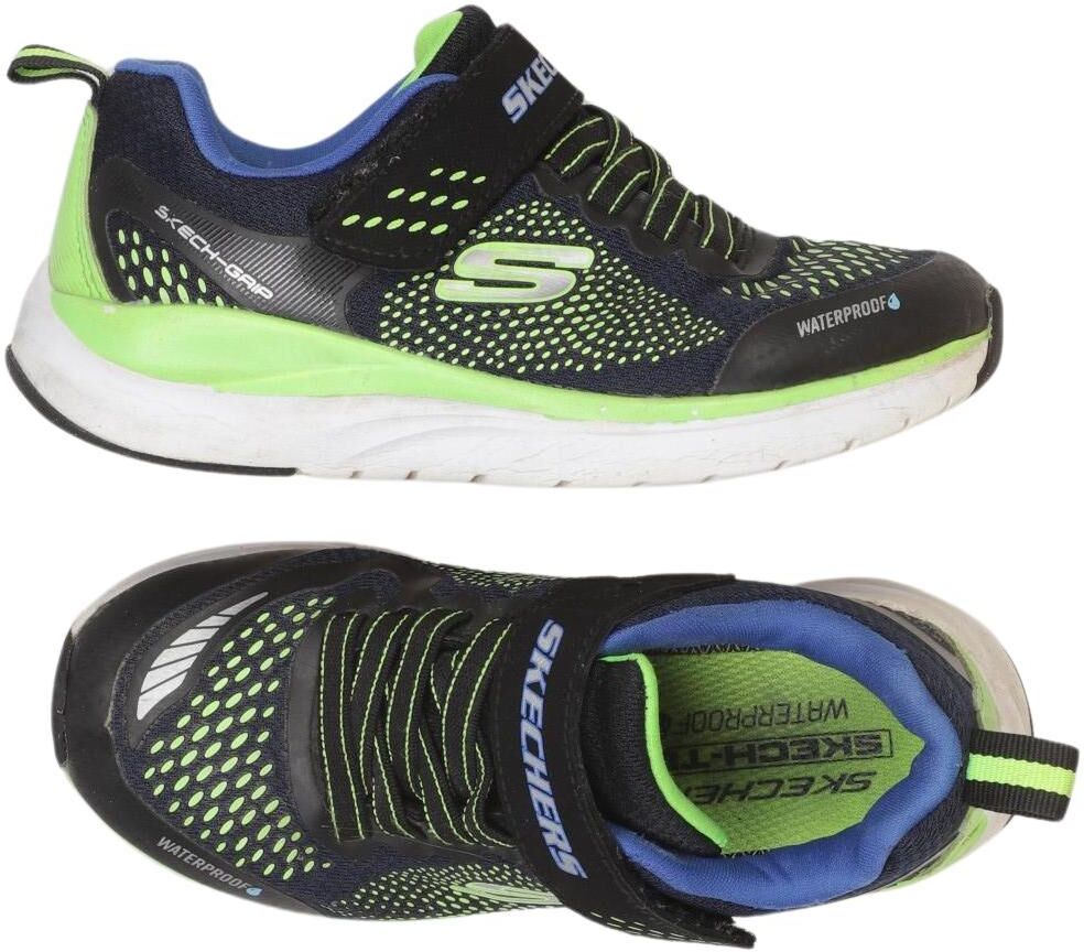 Skechers Jungen Kinderschuh, Neon, Gr. EU 28, kein / Etikett / Tex / Membran - Second Hand