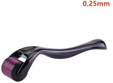 Uplifted Finds 540 Needles Facial And Body Derma Roller 0.25 Mm Red black